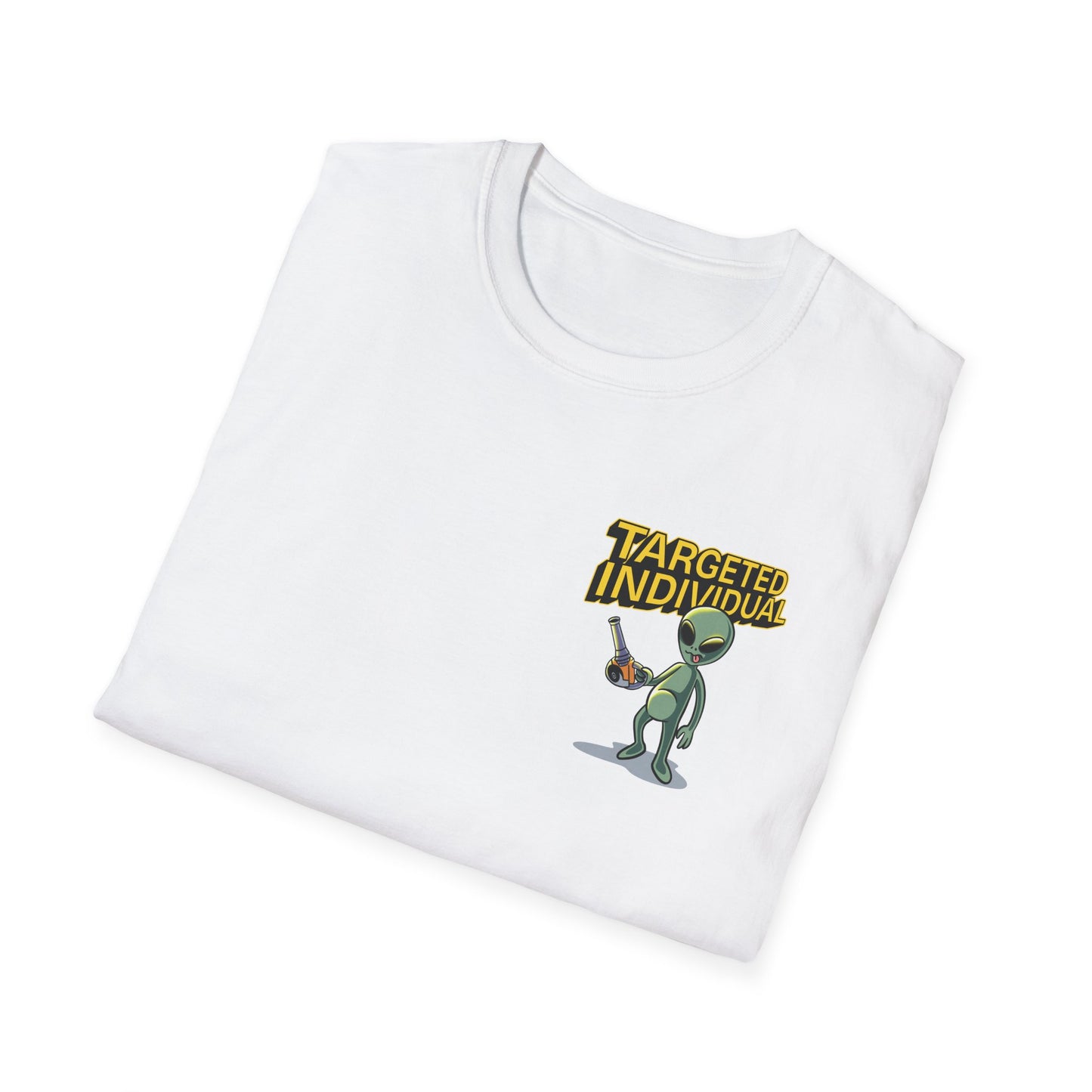 Alien Abduction Graphic T-Shirt — "Target Individual" Sci‑Fi UFO Tee