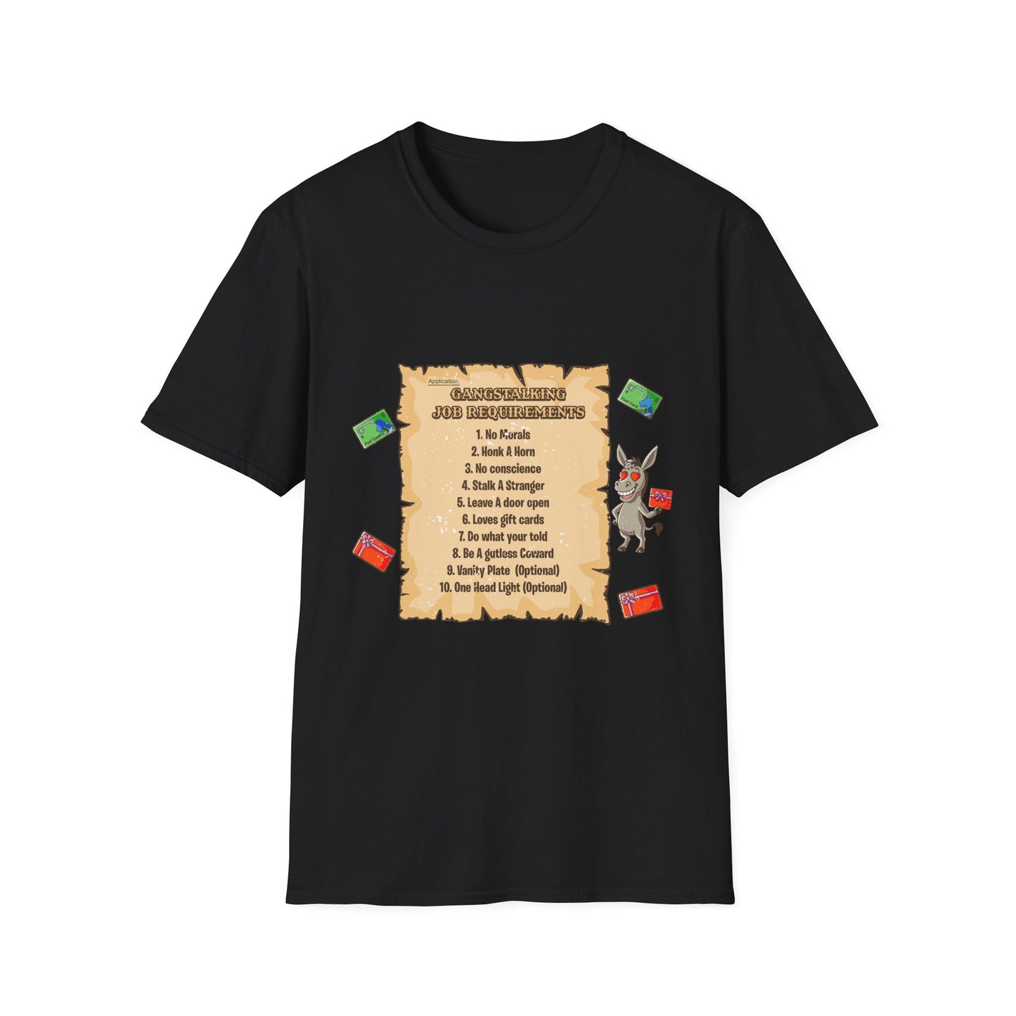 Christmas Reindeer Gift Checklist T-Shirt — Funny Holiday Present List Tee