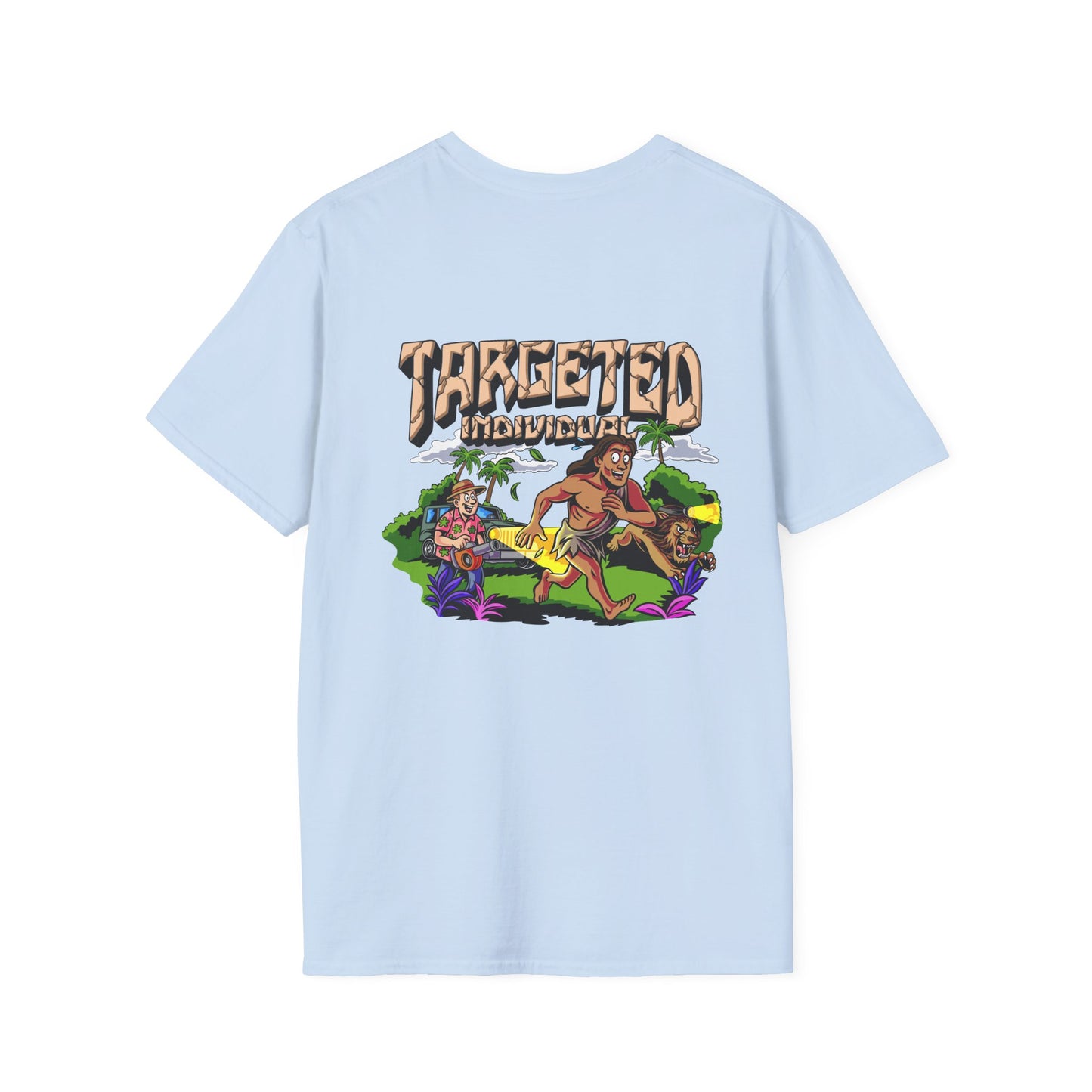 T-Shirt — "Targeted Adventure" Tropical Graphic Tee