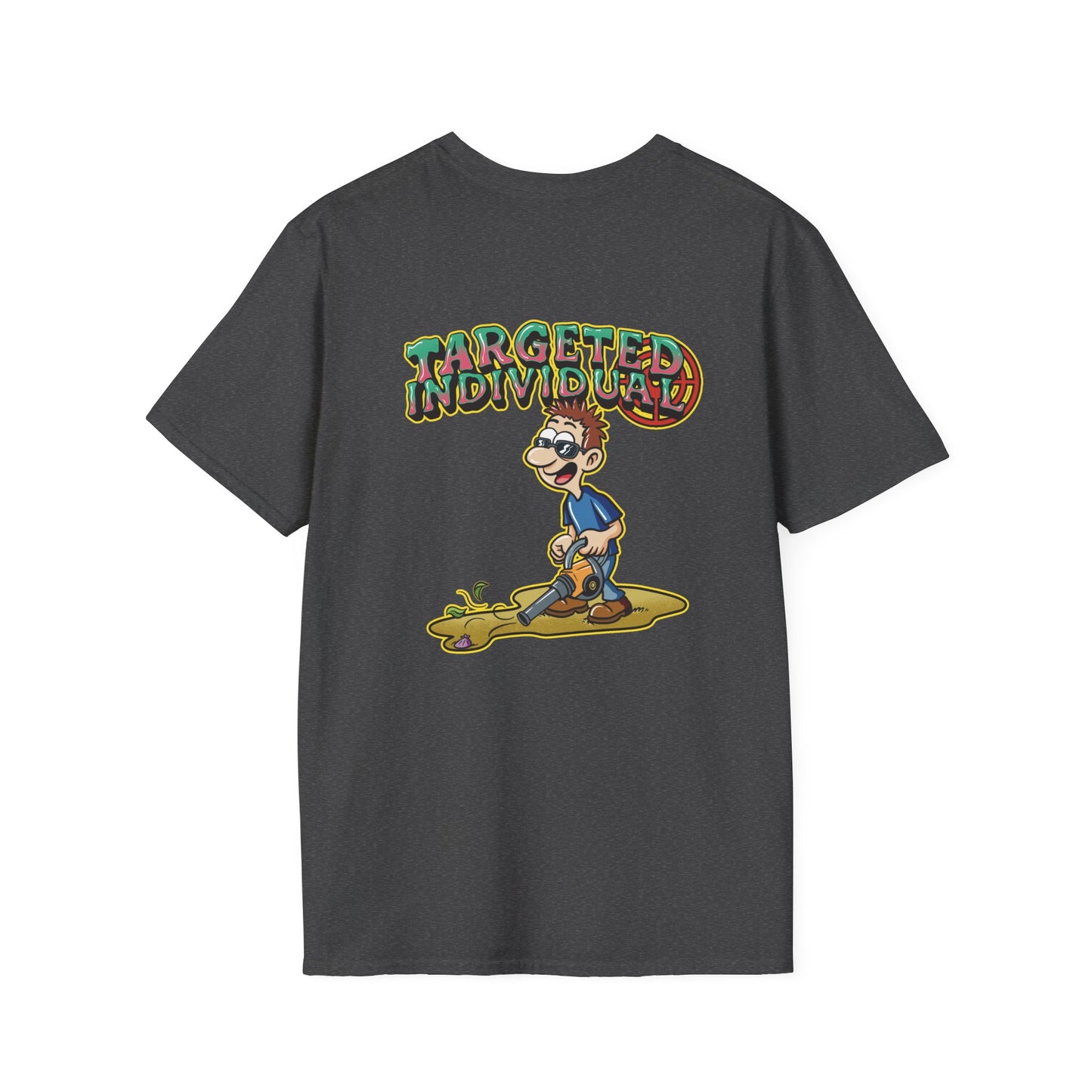 Targeted Individual T-Shirt — Satirical Cartoon Graphic Tee
