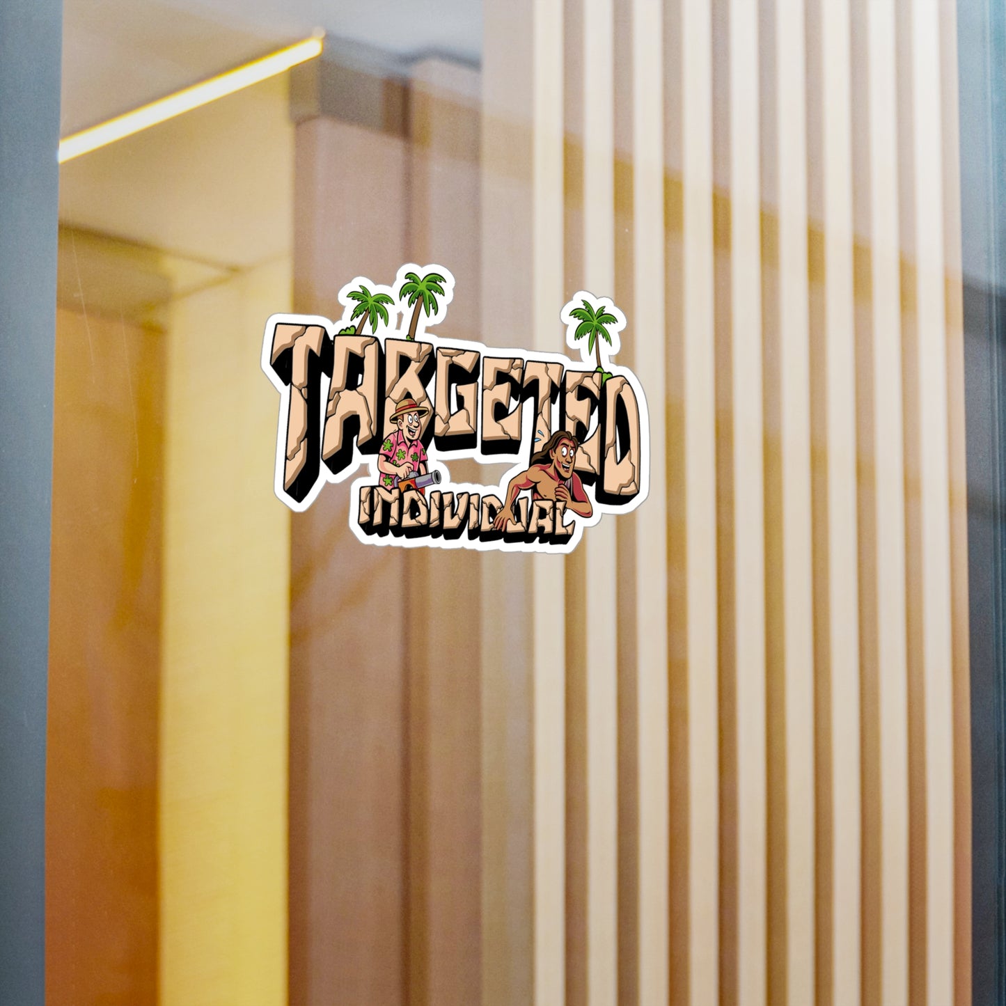 Targeted Individual Tropical Sticker - Kiss-Cut Vinyl Decal
