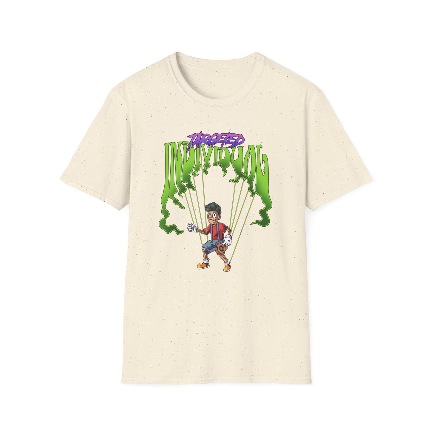 T-Shirt — Puppet Strings Graphic Tee (Young Gamer Puppet Design)