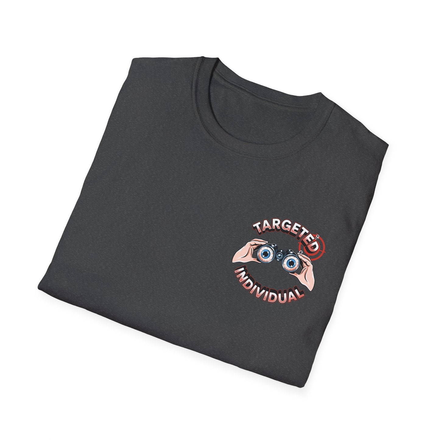 T-Shirt — Retro 'No Stalking' Vintage Graphic Tee (Front Sloth & Back Emblem)