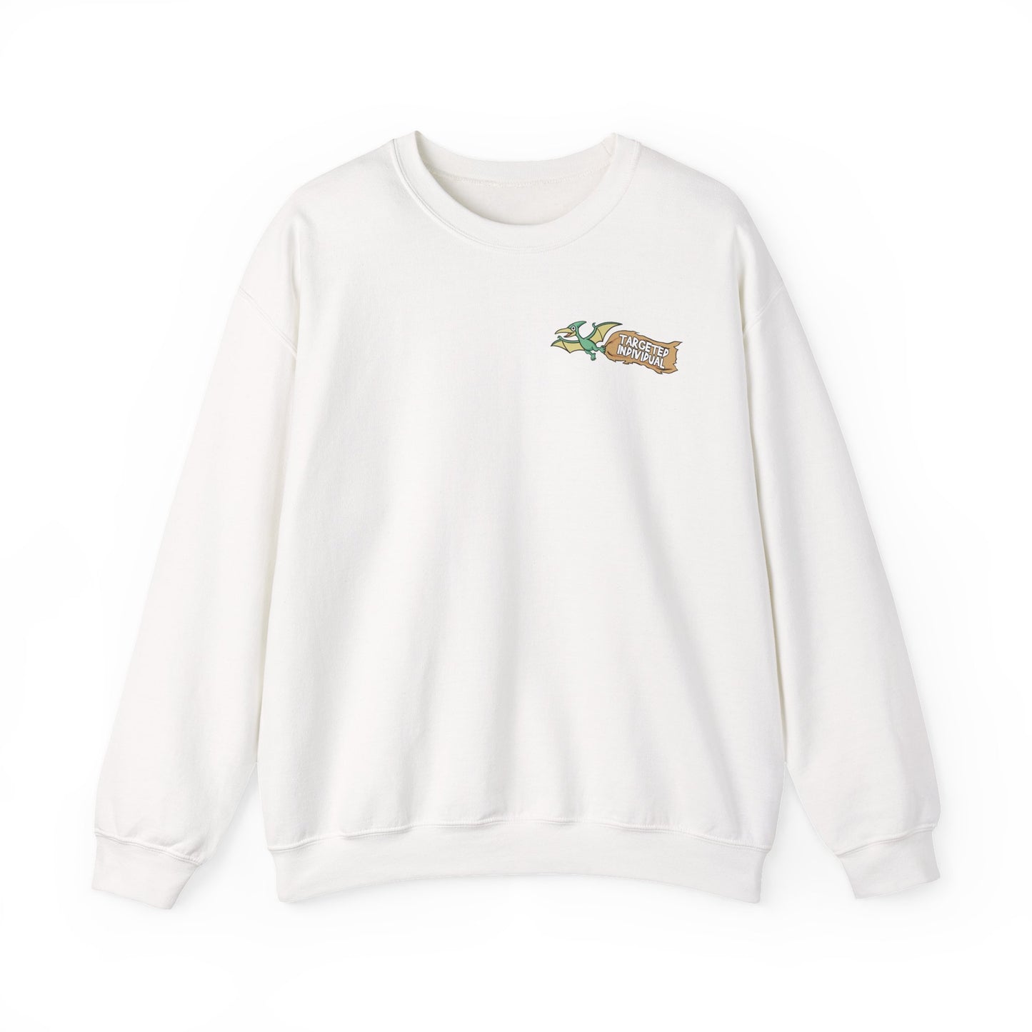 Godzilla Cartoon Crewneck Sweatshirt - Funny Monster Fire-Breathing Graphic