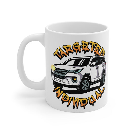 Mug — "Targeted Individual" Toyota SUV Graphic Coffee Mug
