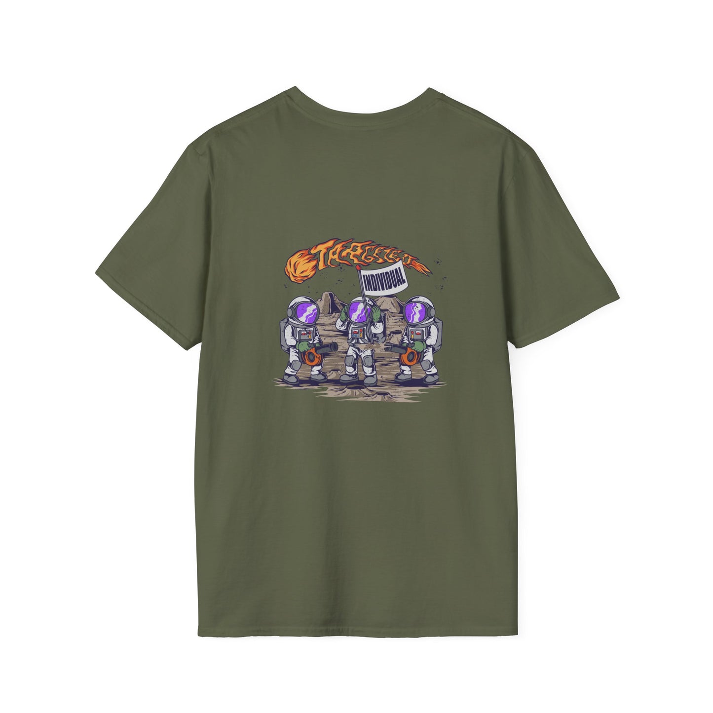 Astronaut Crew T‑Shirt — Cute Cartoon Spacewalk Design