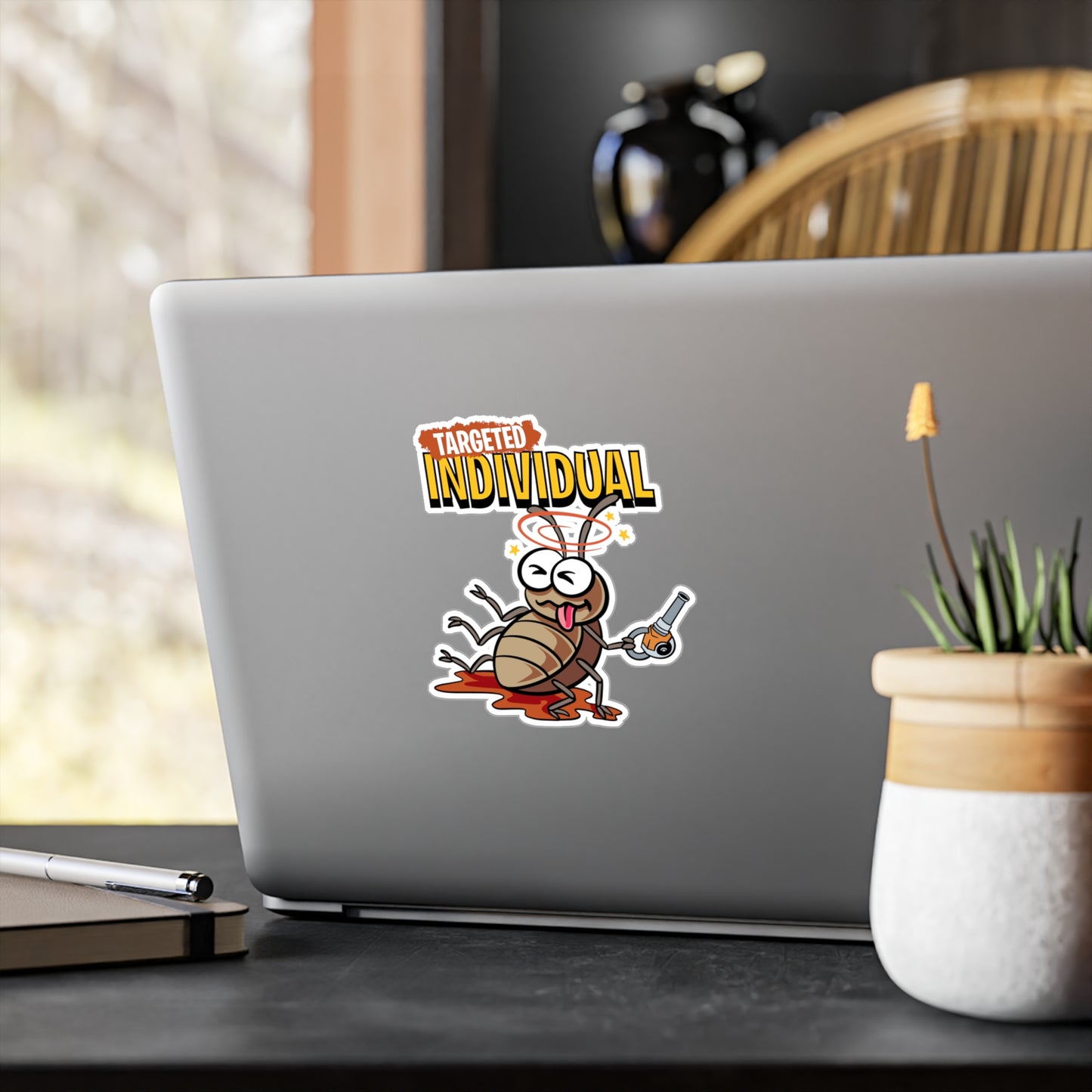Targeted Individual Roach Sticker — Kiss-Cut Vinyl Decal