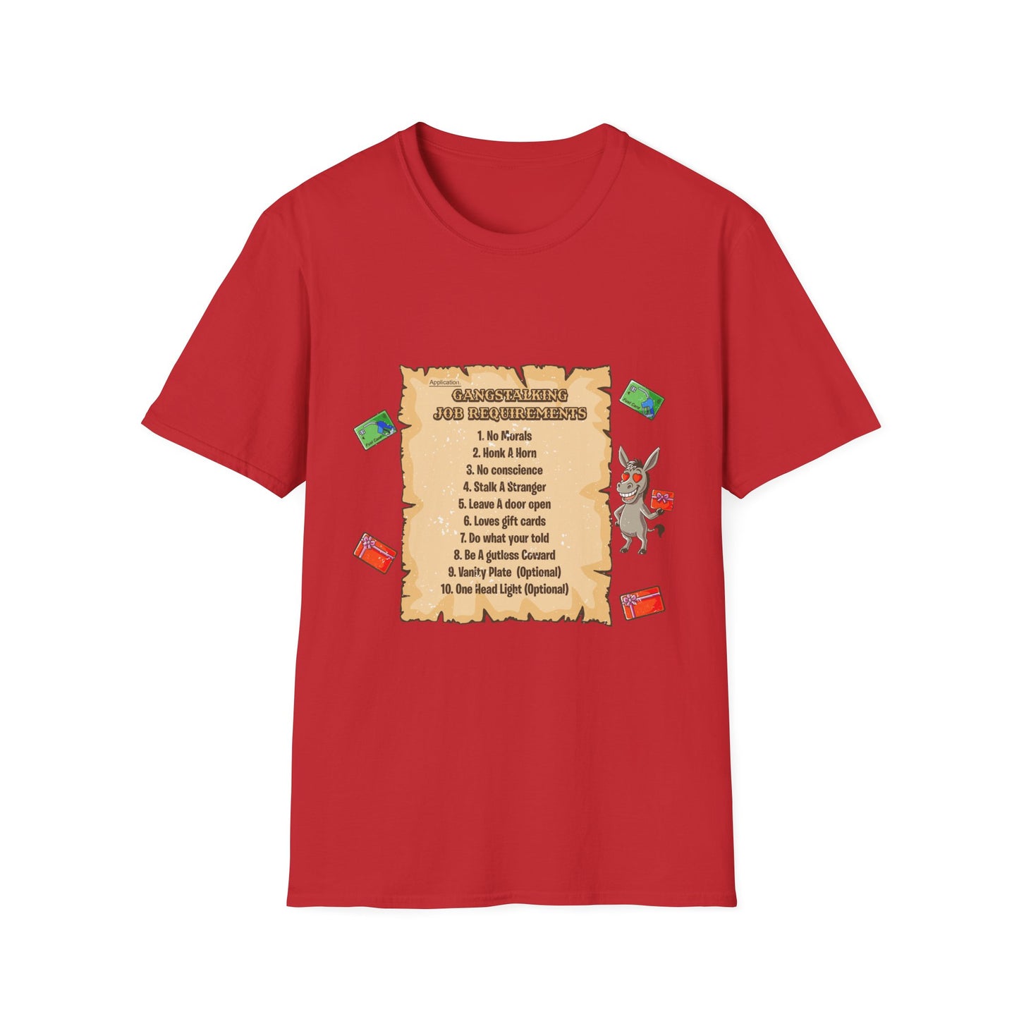 Christmas Reindeer Gift Checklist T-Shirt — Funny Holiday Present List Tee