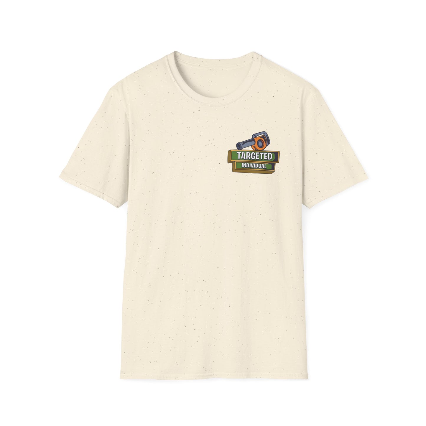 Targeted Ad Vendor T-Shirt — Funny Street Market Cartoon Graphic Tee