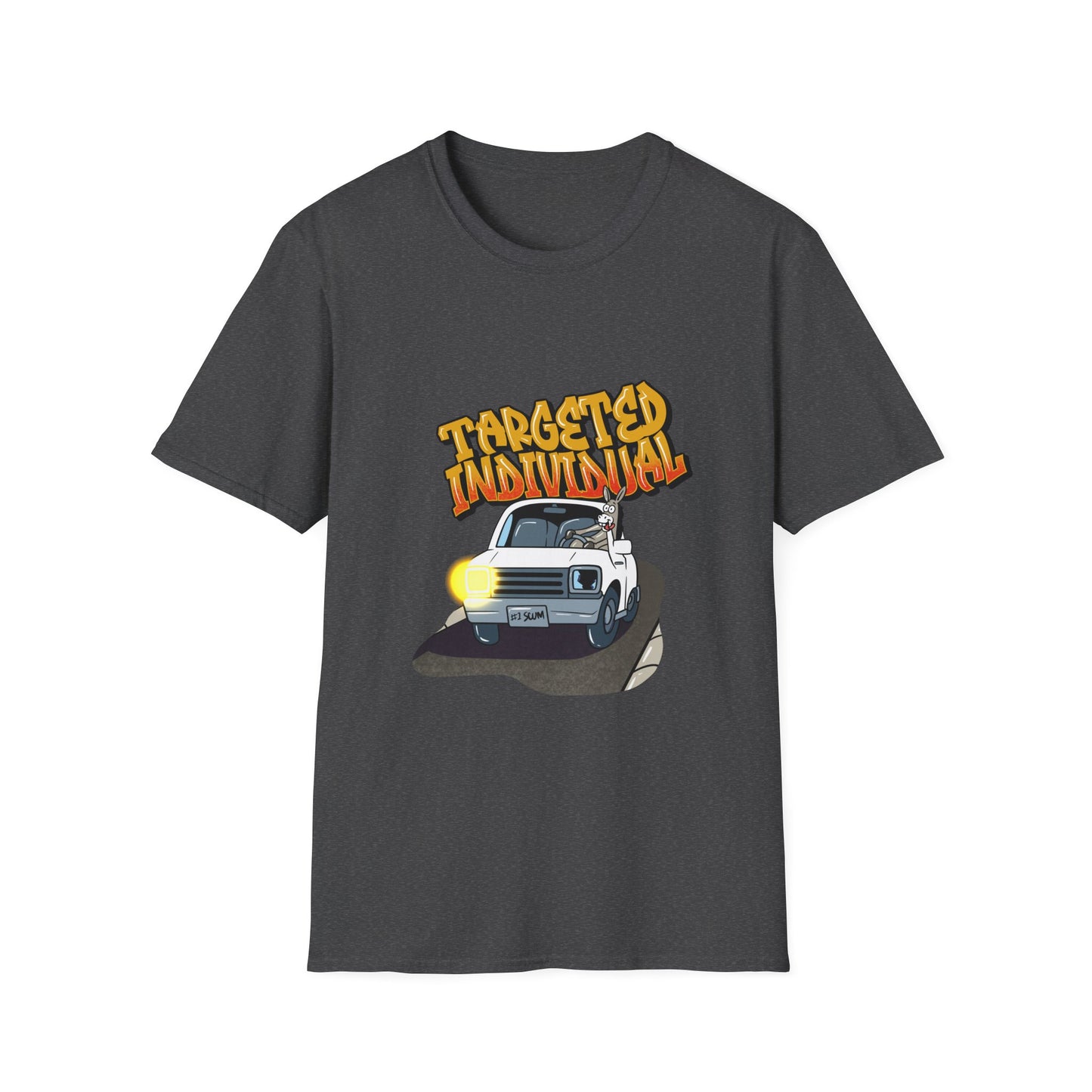 T-Shirt — 'Targeted Individual' Retro Car Graphic Tee