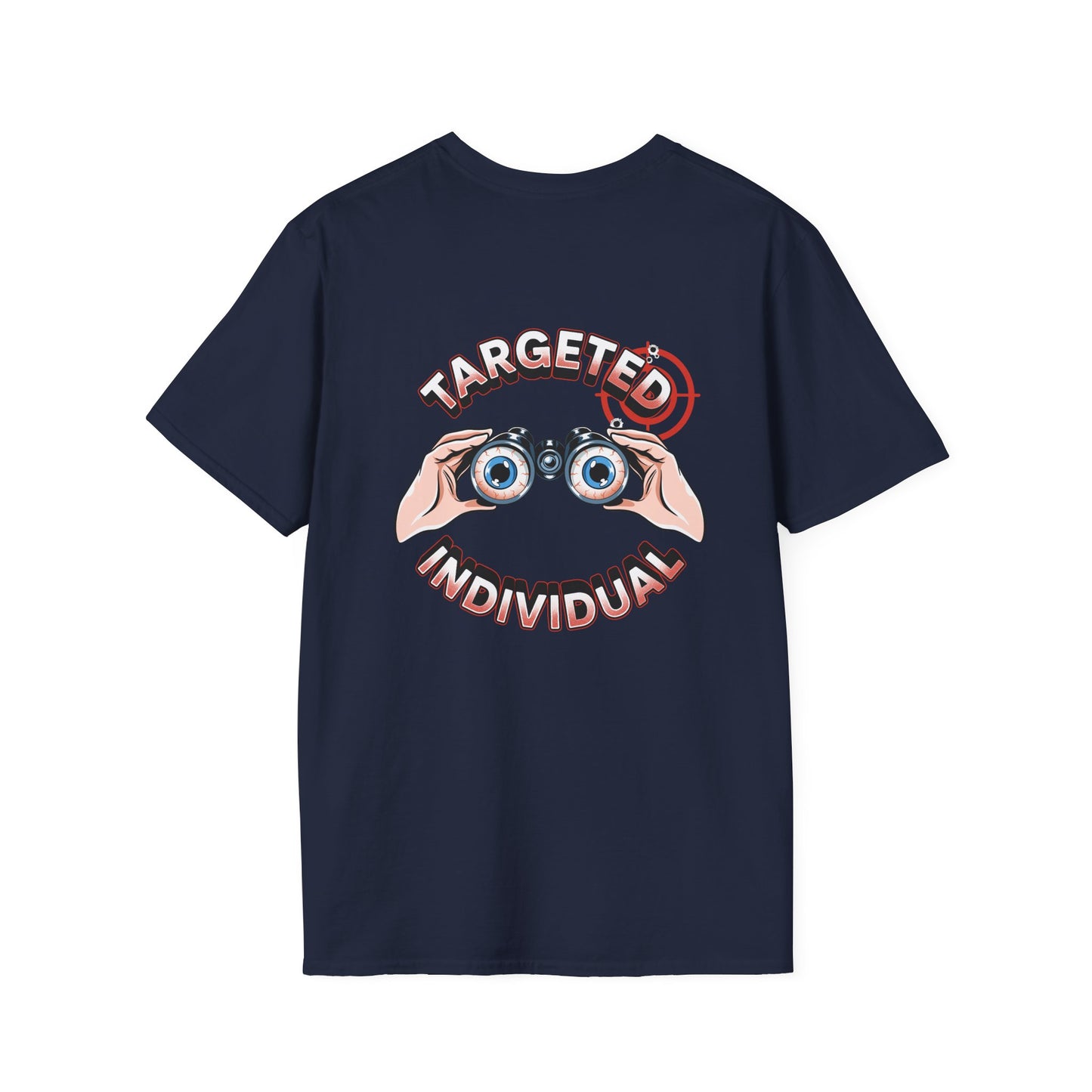 Targeted Individual T‑Shirt — Vintage Binoculars Graphic Tee