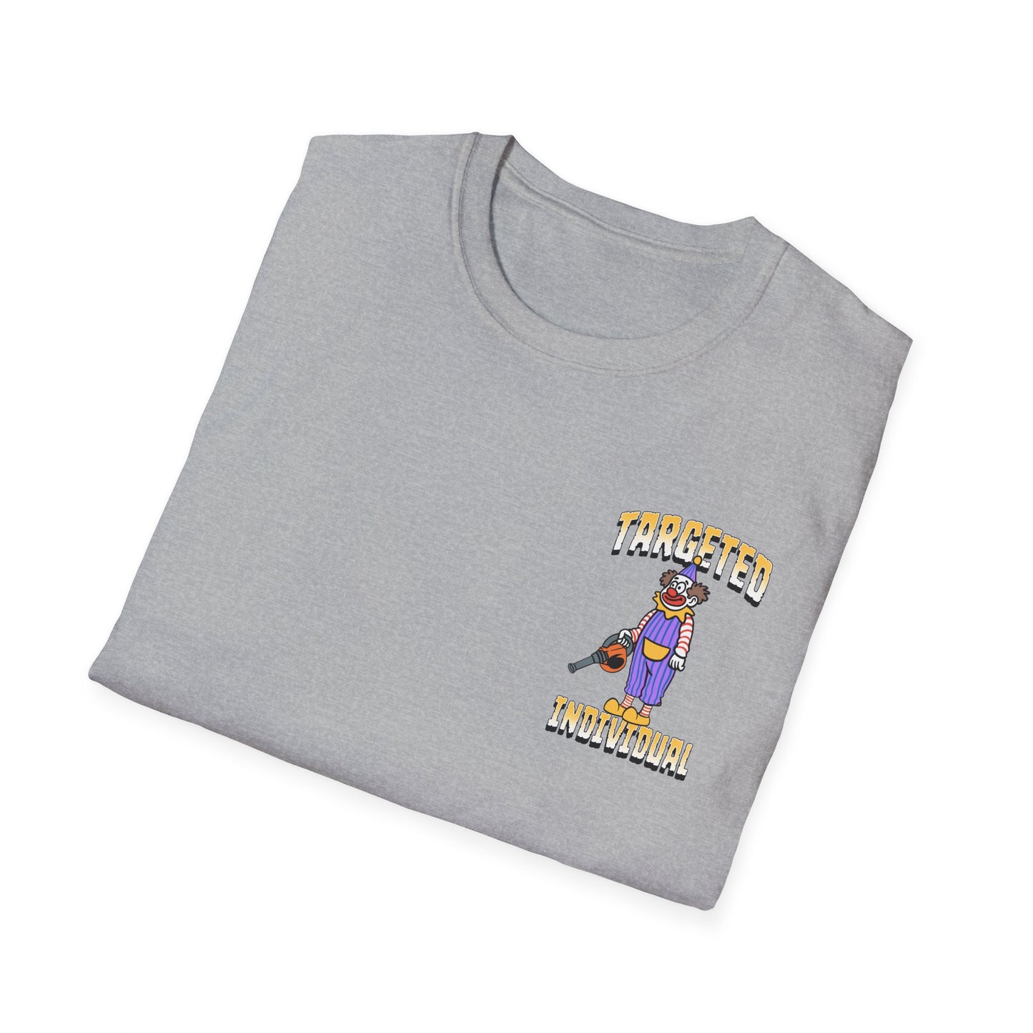Targeted Individual Graphic T-Shirt — Circus Elephant Protest Design