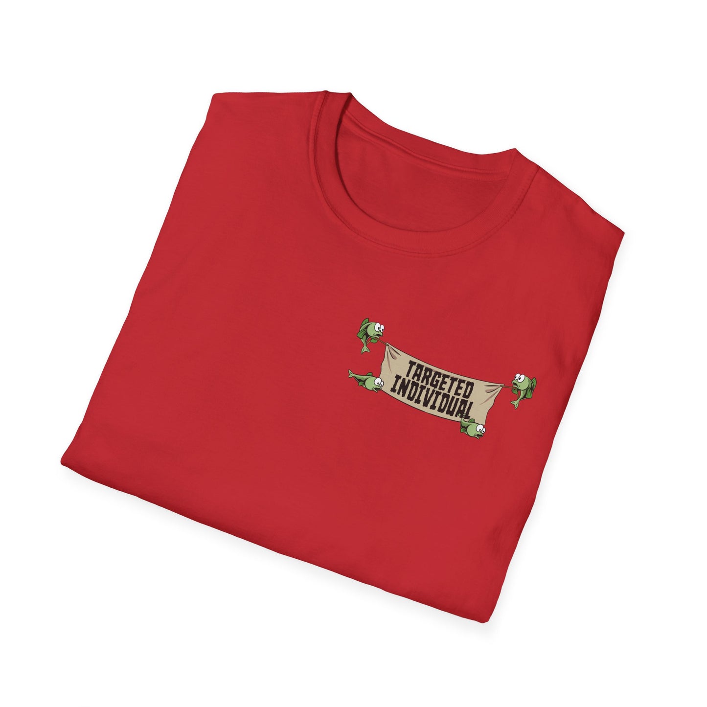 Targeted Individual Graphic Tee — Retro Diver Underwater Design