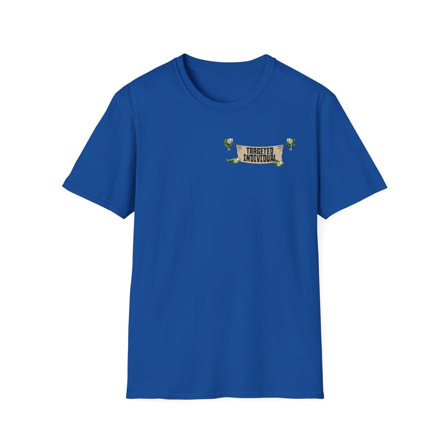 Targeted Individual Graphic Tee — Retro Diver Underwater Design