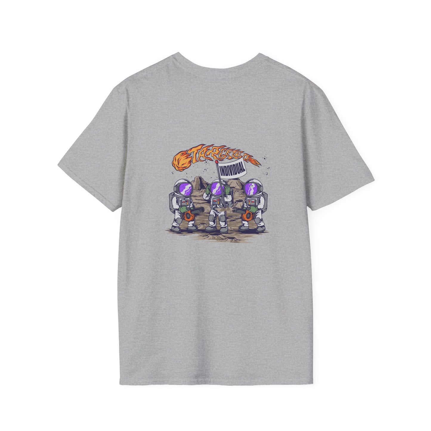 Astronaut Crew T‑Shirt — Cute Cartoon Spacewalk Design