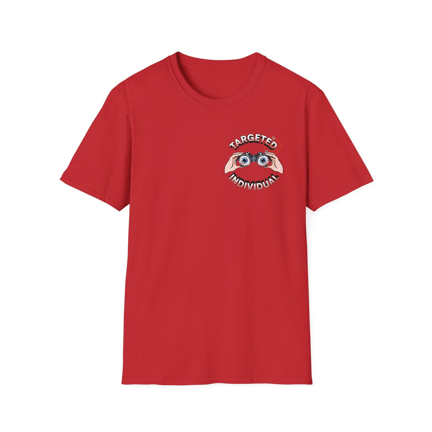 Targeted Individual T‑Shirt — Vintage Binoculars Graphic Tee