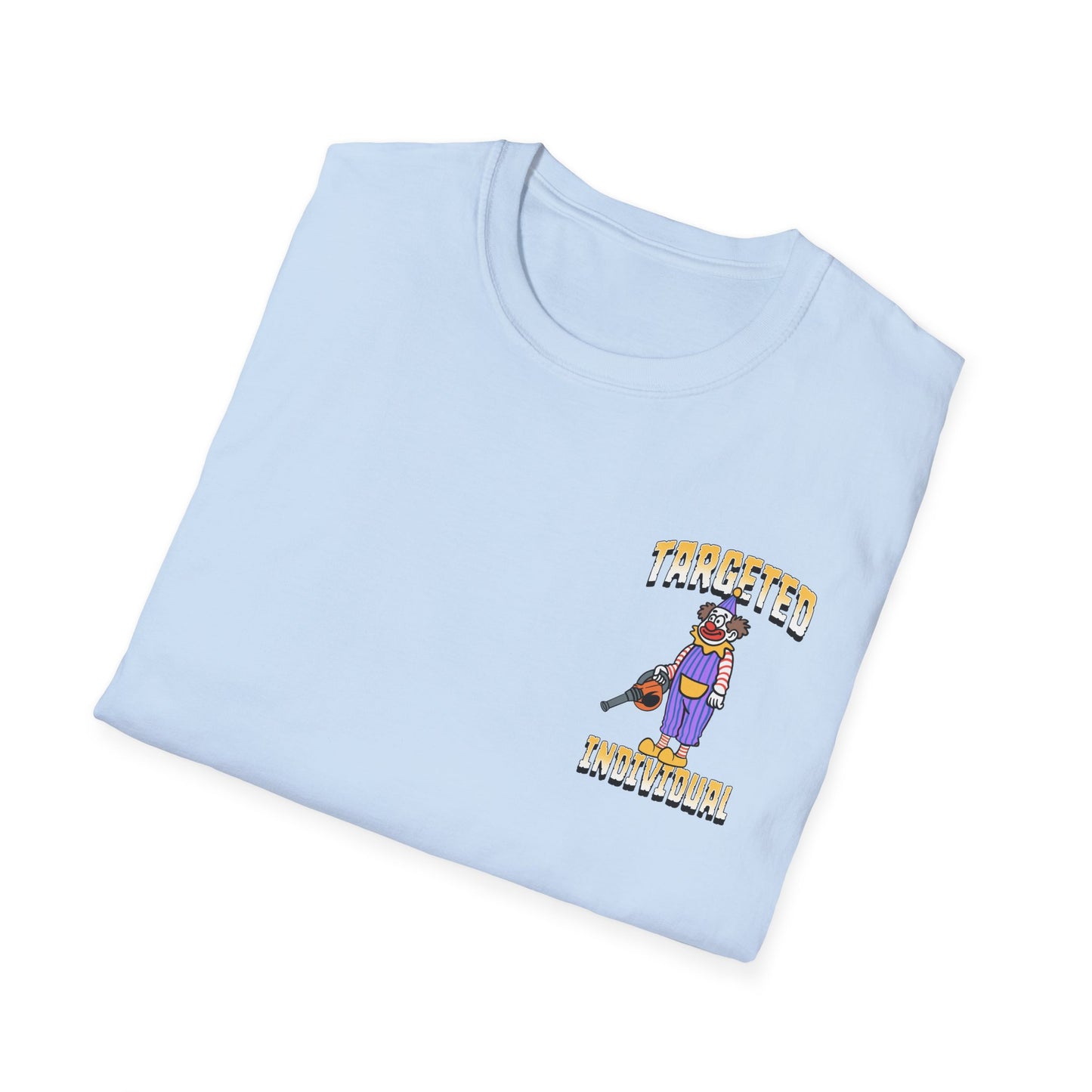Targeted Individual Graphic T-Shirt — Circus Elephant Protest Design