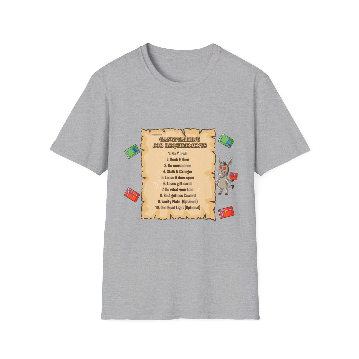 Christmas Reindeer Gift Checklist T-Shirt — Funny Holiday Present List Tee