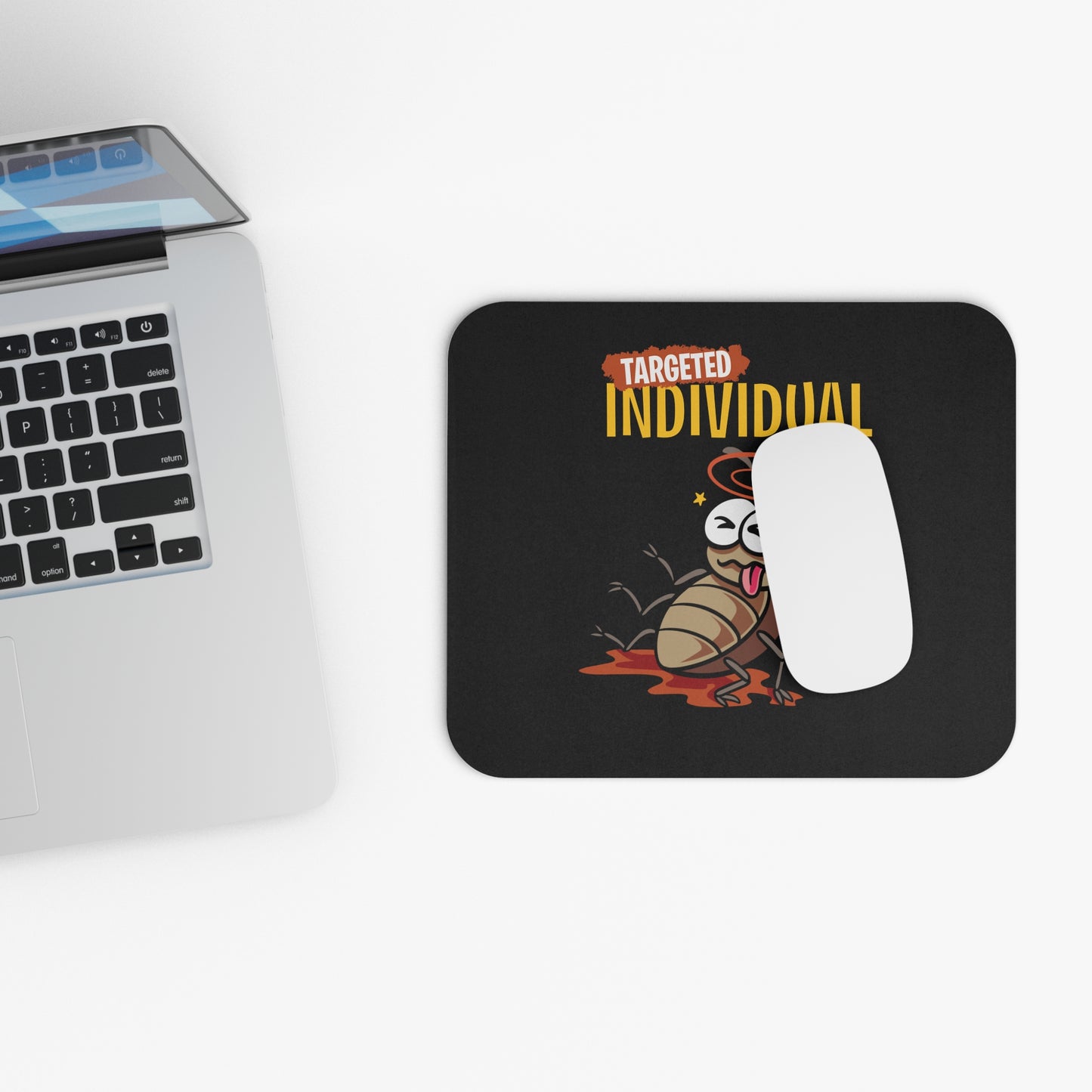 Targeted Individual Funny Cockroach Mouse Pad – Novelty Office Desk Mousepad