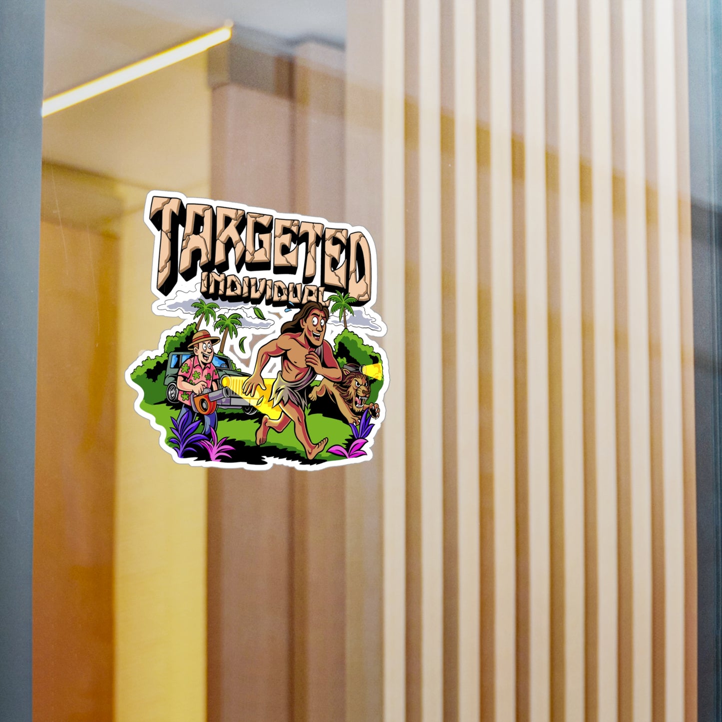Targeted Individual Adventure Sticker — Kiss-Cut Vinyl Decal
