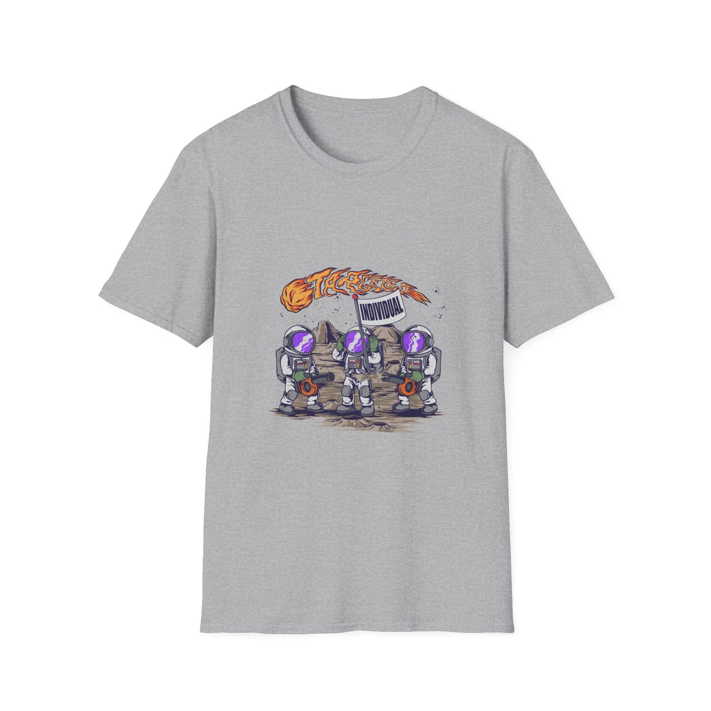 Astronaut Crew T-Shirt – Cute Space Crew with Flaming Comet Graphic