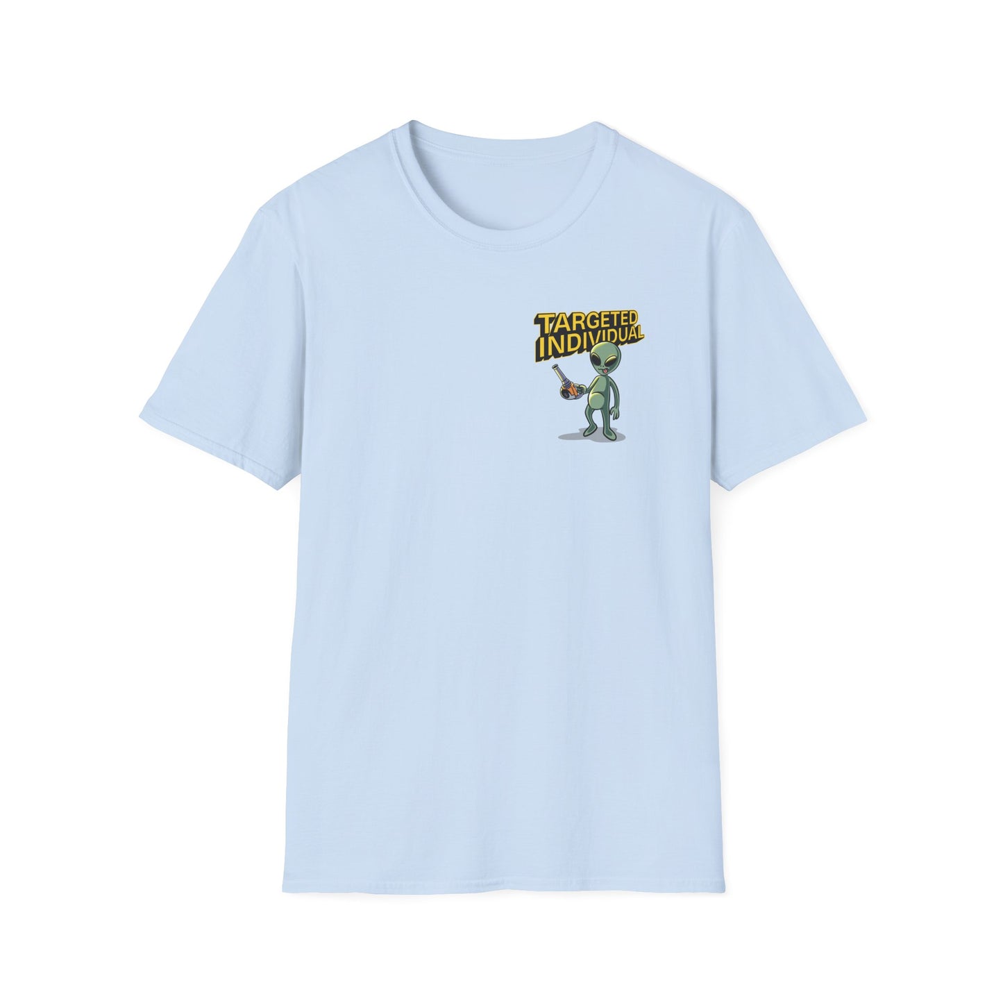 Alien Abduction Graphic T-Shirt — "Target Individual" Sci‑Fi UFO Tee