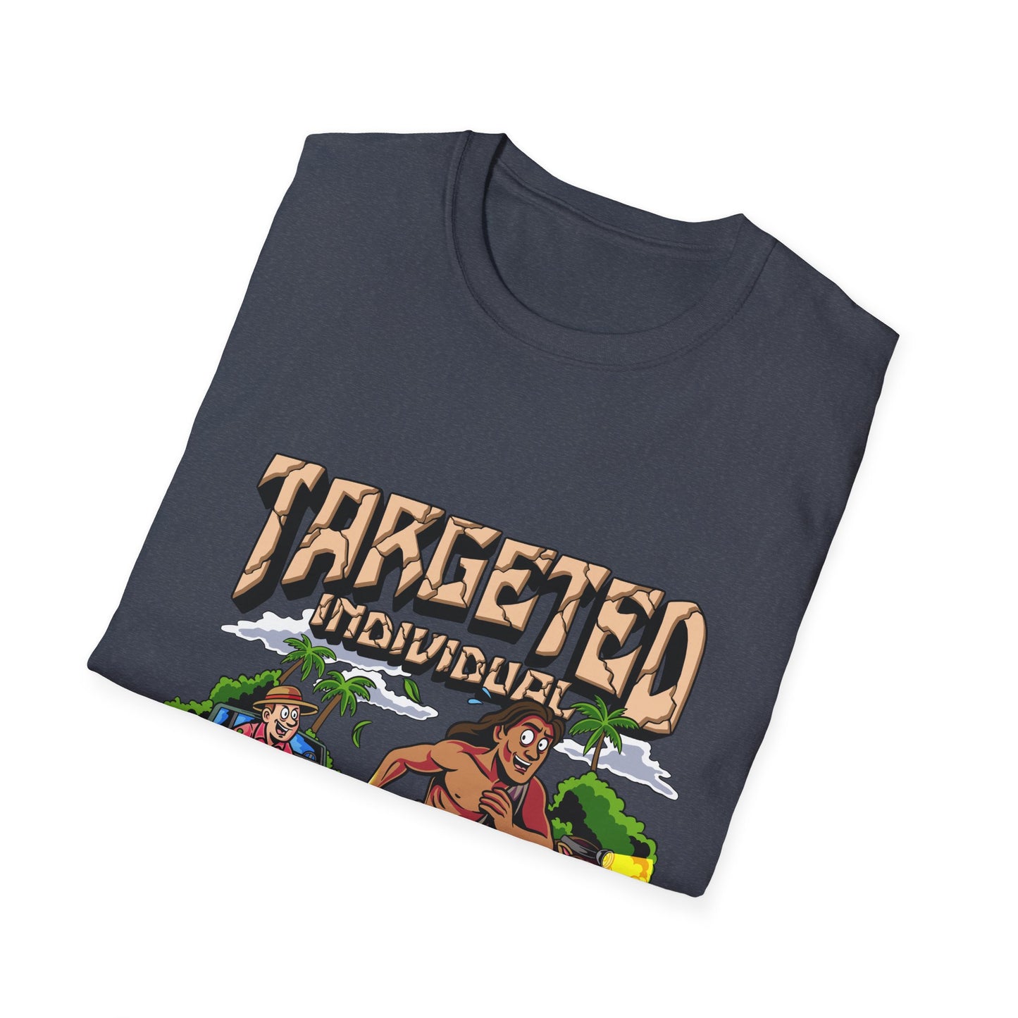 Targeted Individuals T-Shirt — Retro Island Hunt Graphic Tee