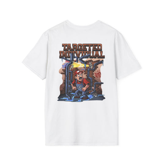 Plumber Pipeworks Graphic T-Shirt — Retro ‘Tarotical Plumbing’ Design