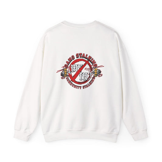 Crewneck Sweatshirt — Vintage Motorcycle ‘Keep Stalling’ Graphic