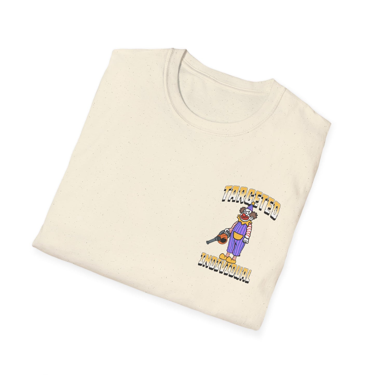 Targeted Individual Graphic T-Shirt — Circus Elephant Protest Design