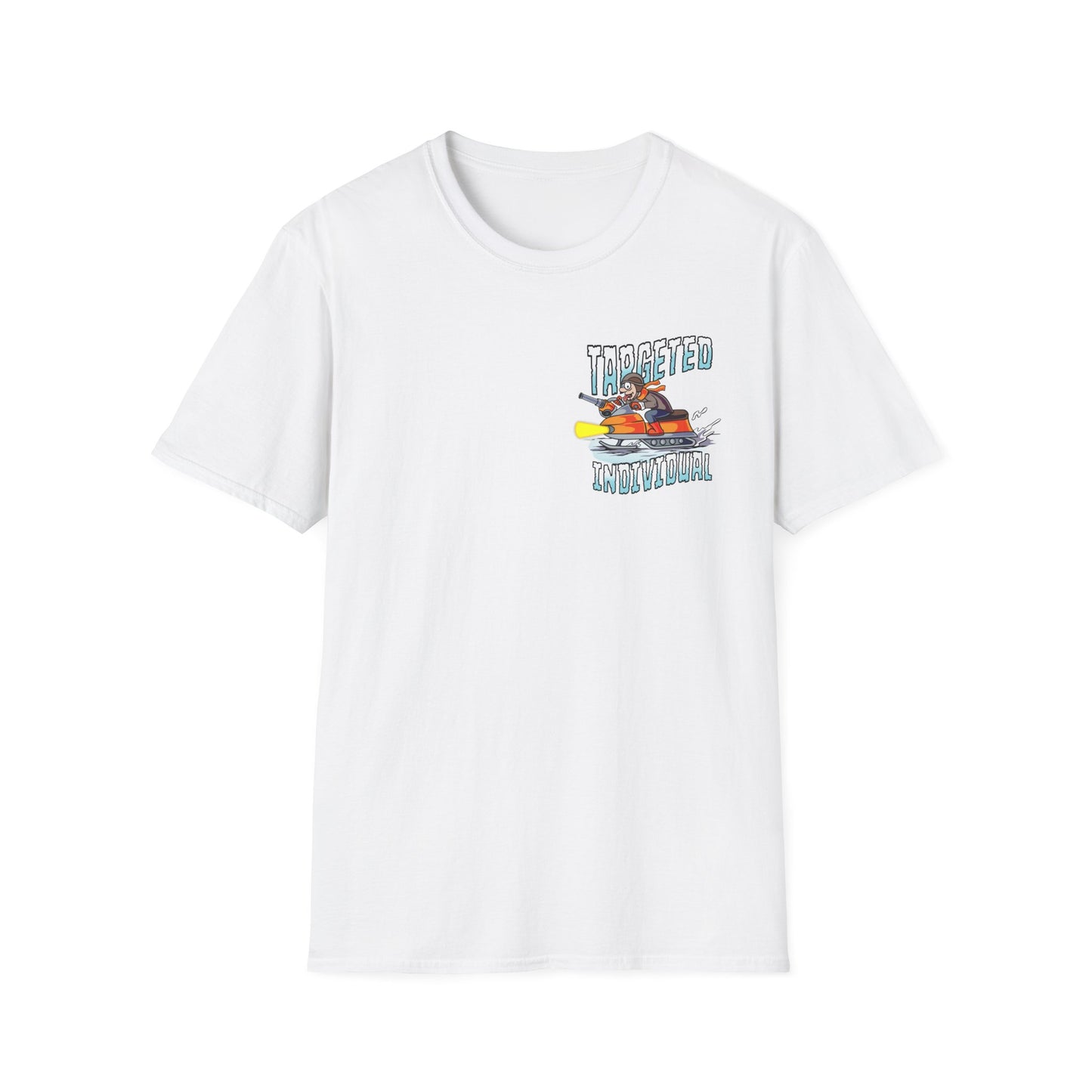Fishing Cartoon T-Shirt — "Targeted Individual" Graphic Tee