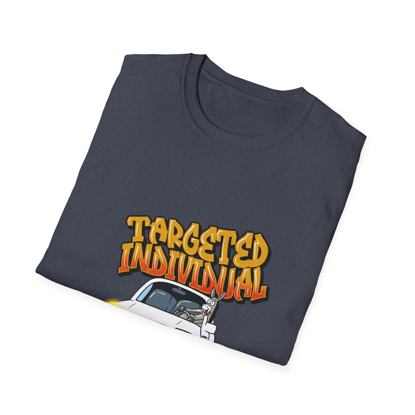 T-Shirt — 'Targeted Individual' Retro Car Graphic Tee