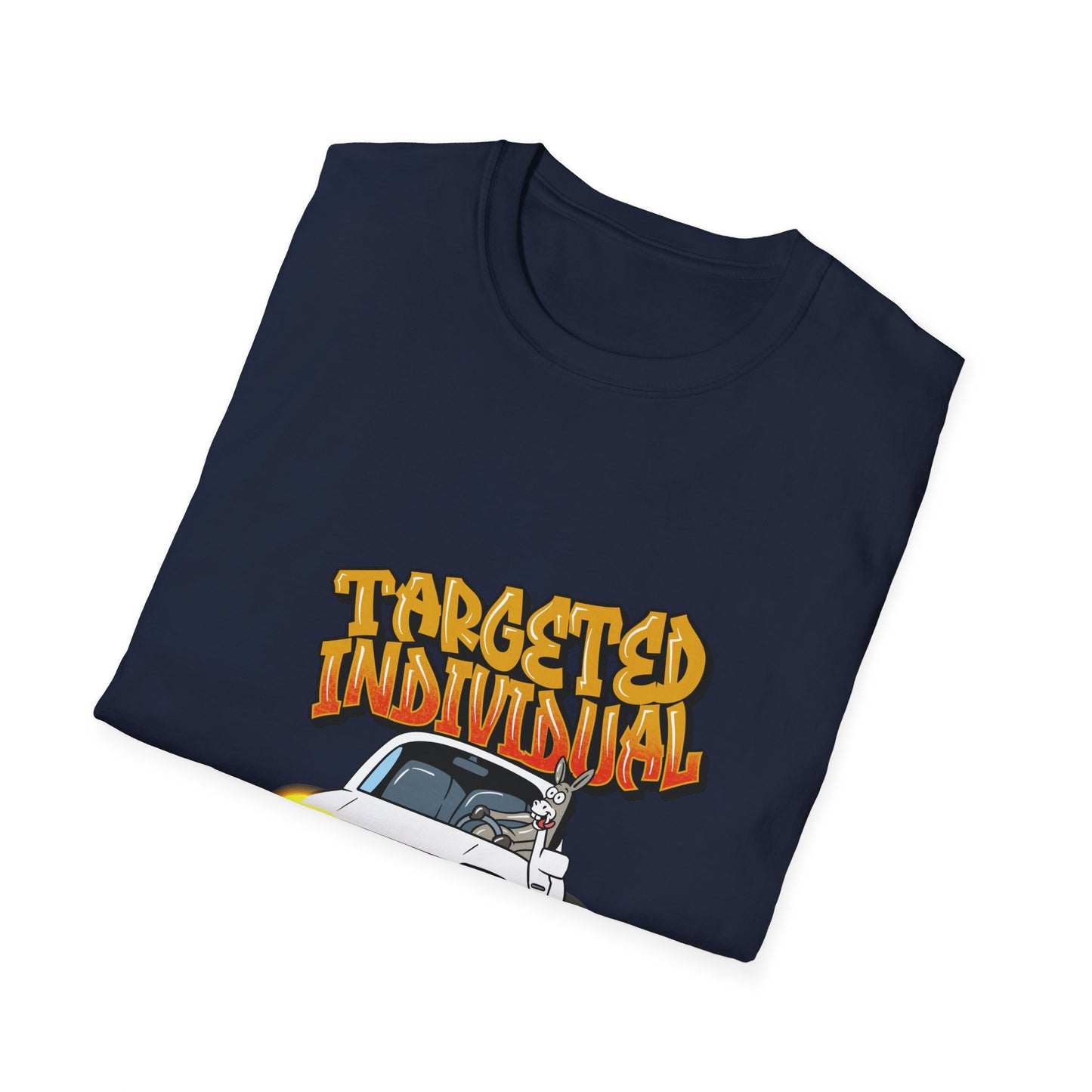 T-Shirt — 'Targeted Individual' Retro Car Graphic Tee