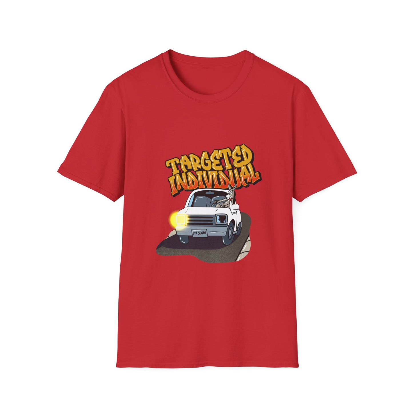 T-Shirt — 'Targeted Individual' Retro Car Graphic Tee