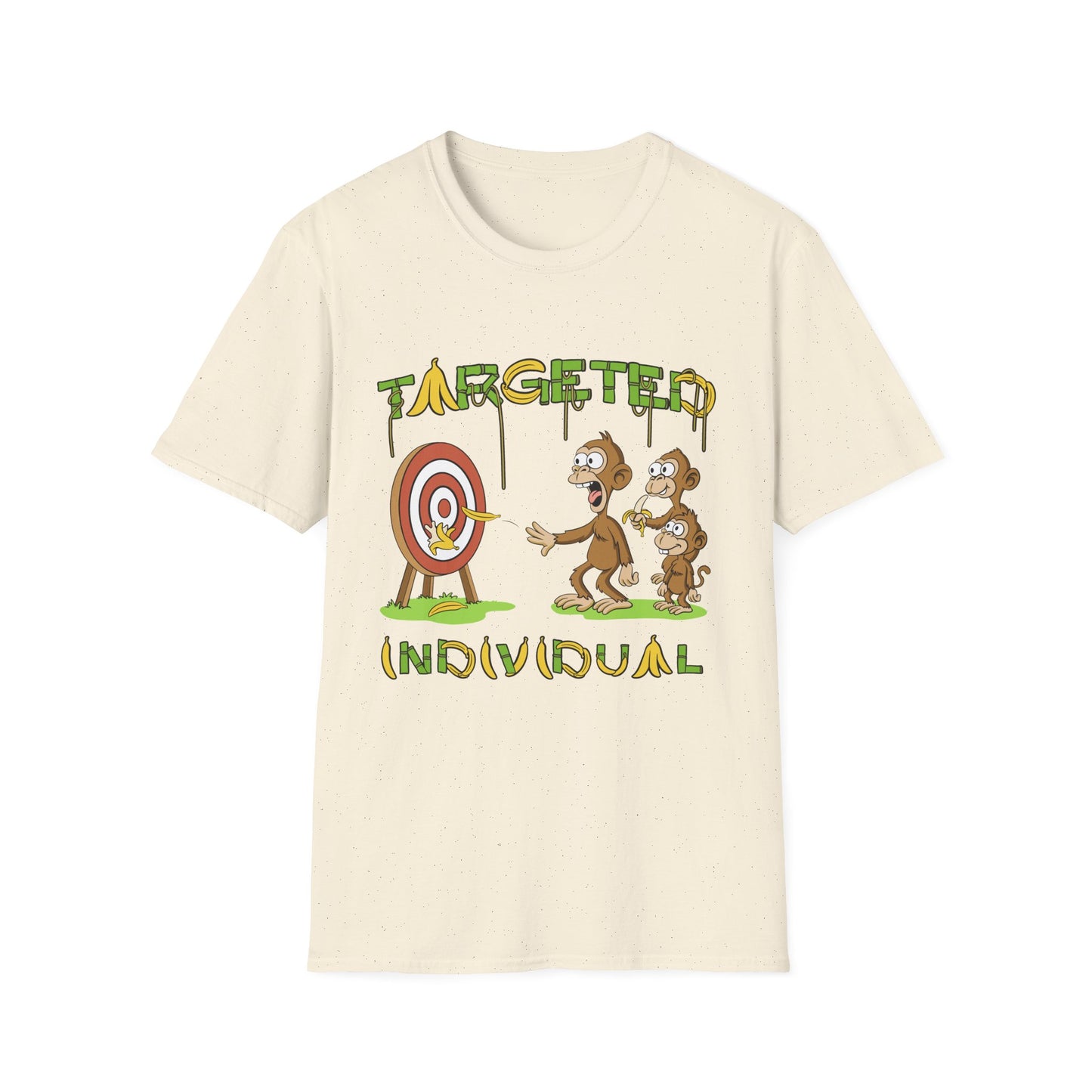 Targeted Individual Graphic T-Shirt — Funny Monkey Target Design