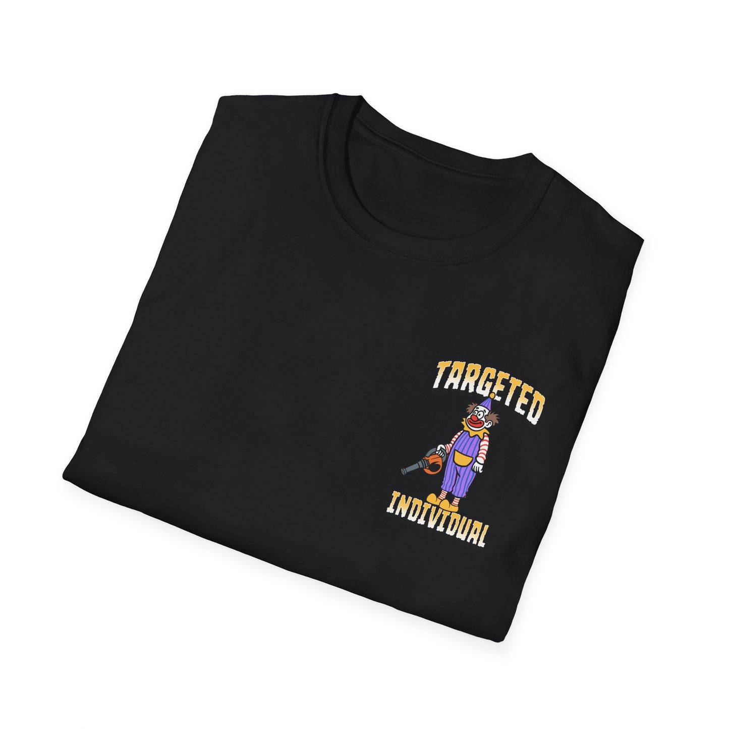 Targeted Individual Graphic T-Shirt — Circus Elephant Protest Design