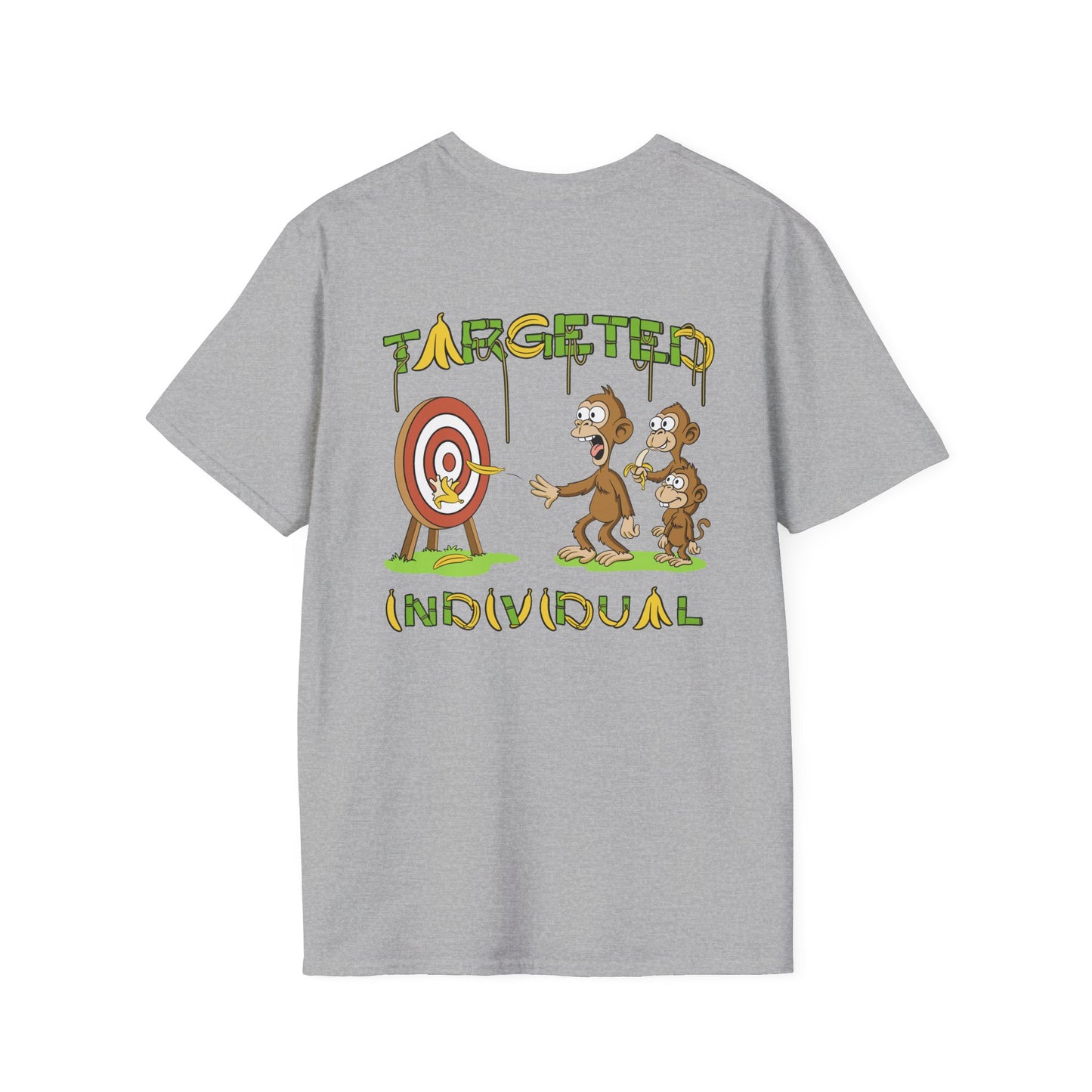 Targeted Individual T-Shirt — Graphic Satire Backprint Tee