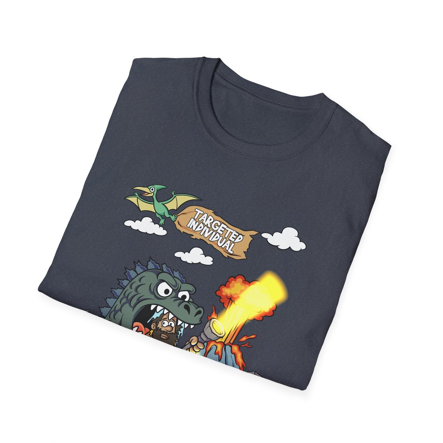 Godzilla Camping T‑Shirt — Funny Monster Camping Design (That’s My Campfire!)