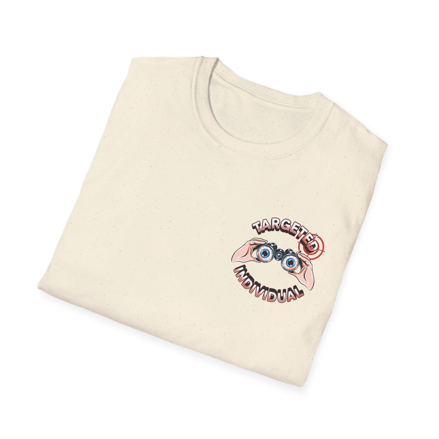 T-Shirt — Retro 'No Stalking' Vintage Graphic Tee (Front Sloth & Back Emblem)