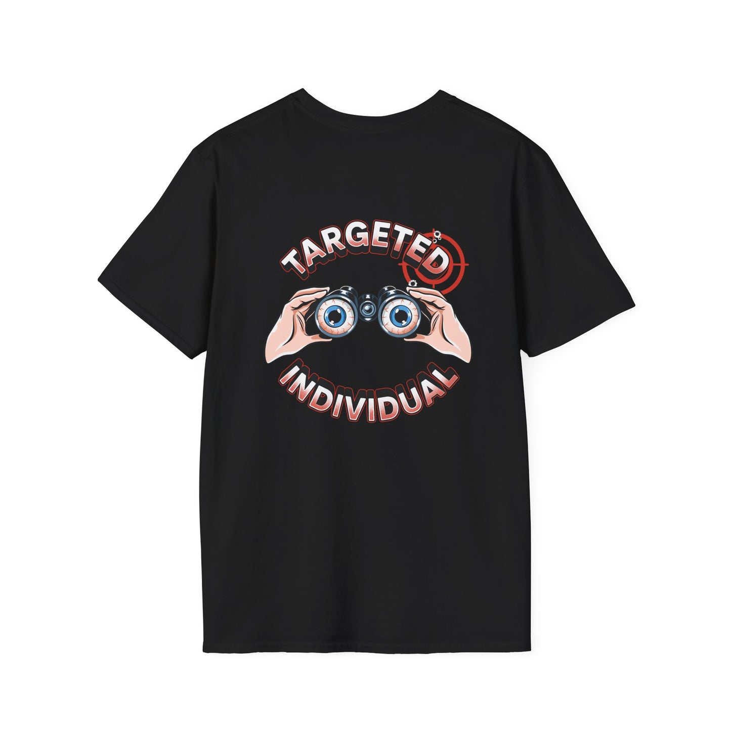 Targeted Individual T‑Shirt — Vintage Binoculars Graphic Tee
