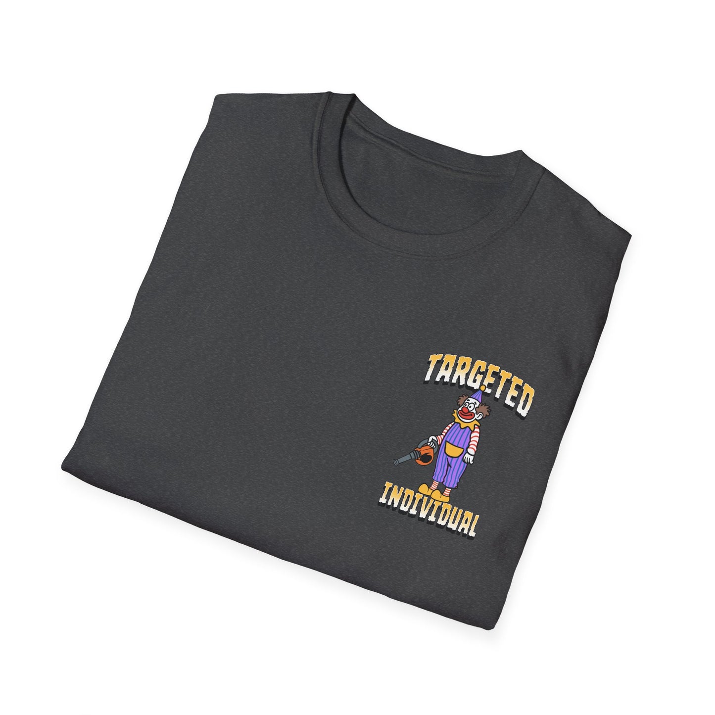 Targeted Individual Graphic T-Shirt — Circus Elephant Protest Design