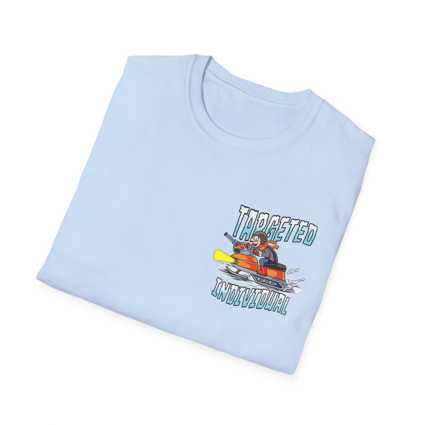 Fishing Cartoon T-Shirt — "Targeted Individual" Graphic Tee