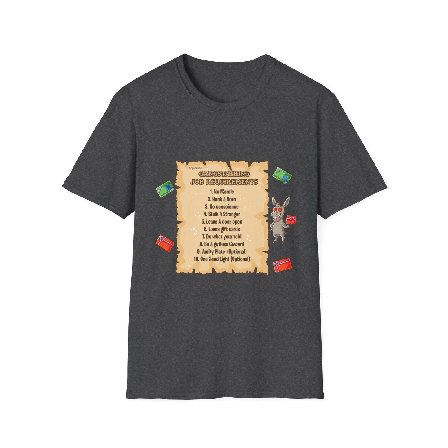 Christmas Reindeer Gift Checklist T-Shirt — Funny Holiday Present List Tee