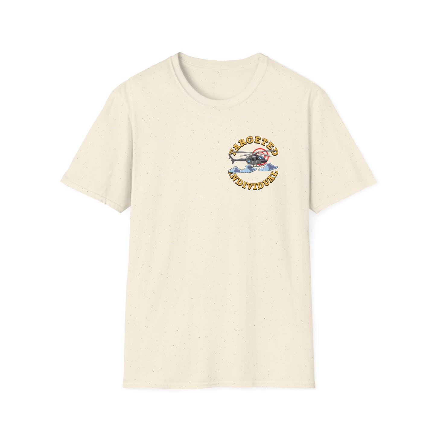Target Individual T-Shirt — 'Target Individual' Graphic Tee with Police Truck & Targets