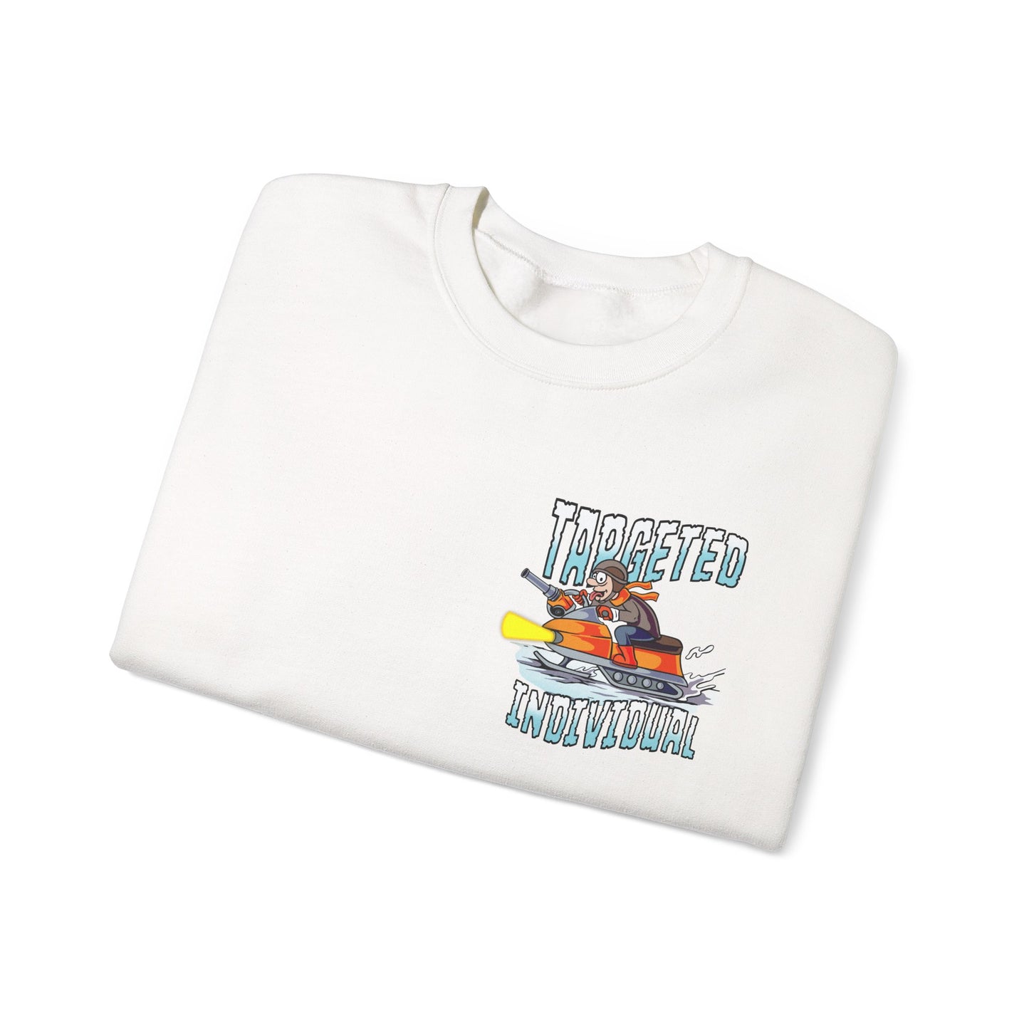 Sweatshirt — 'Targeted Individual' Retro Boating & Ocean Creature Graphic Crewneck