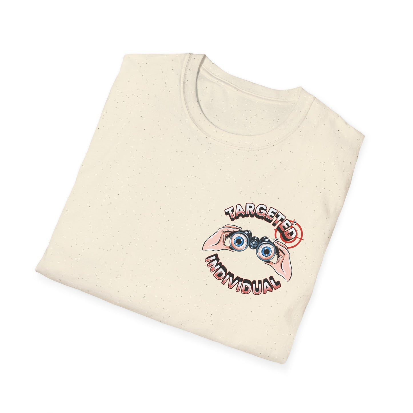 Targeted Individual T‑Shirt — Vintage Binoculars Graphic Tee