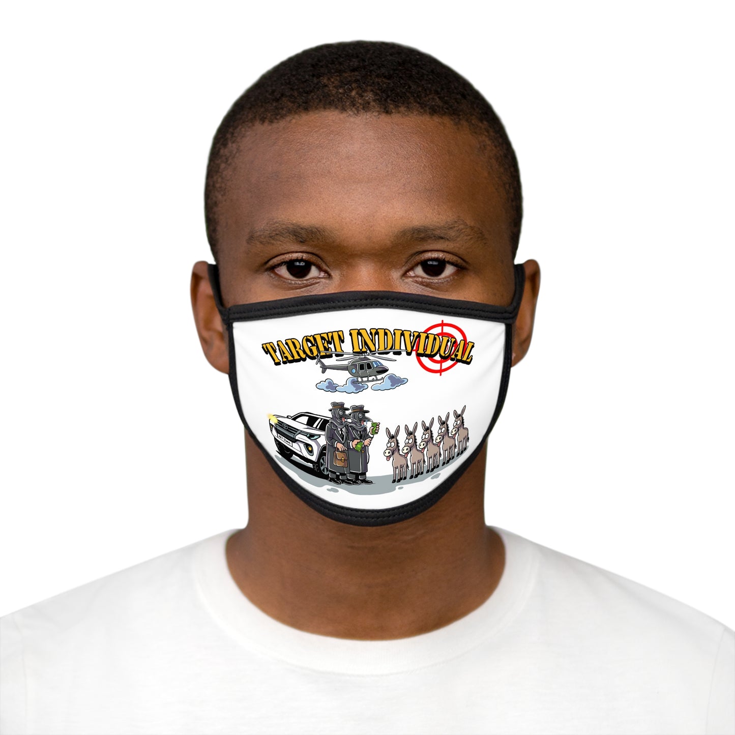 Target Individual Face Mask — Police/Police K9 Tactical Illustration