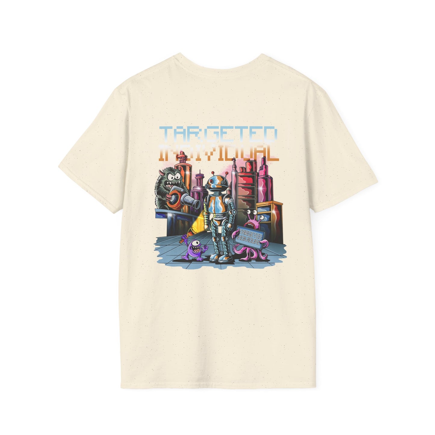 Targeted Individual T-Shirt — Retro Sci‑Fi Robot Graphic Tee