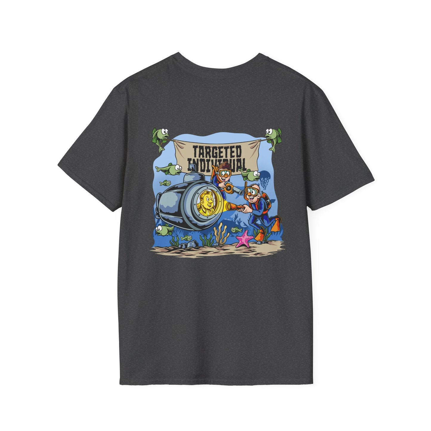 T-Shirt — 'Targeted Individual' Submarine Cartoon Graphic Tee