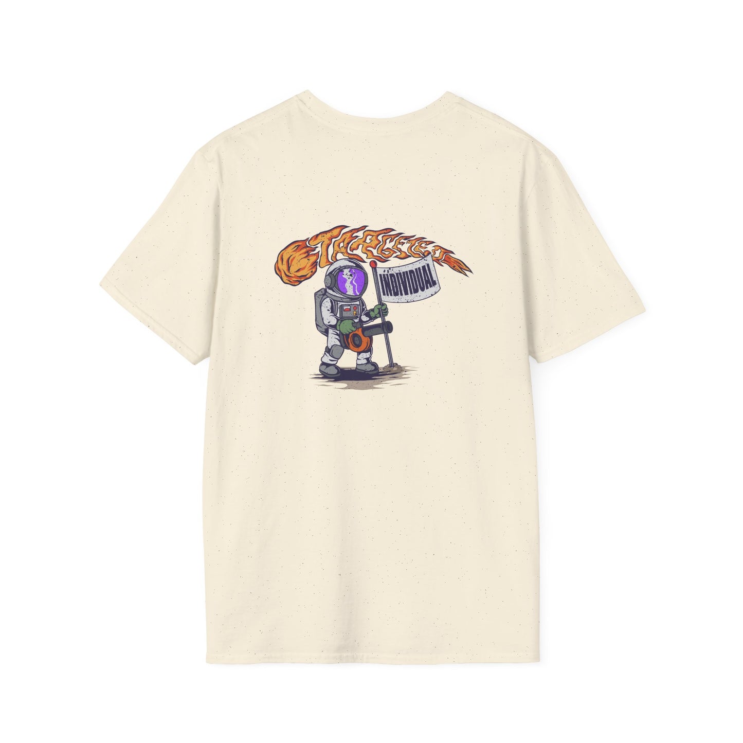 Astronaut Recording Studio T-Shirt — 'Tracks' Musician Space Graphic Tee